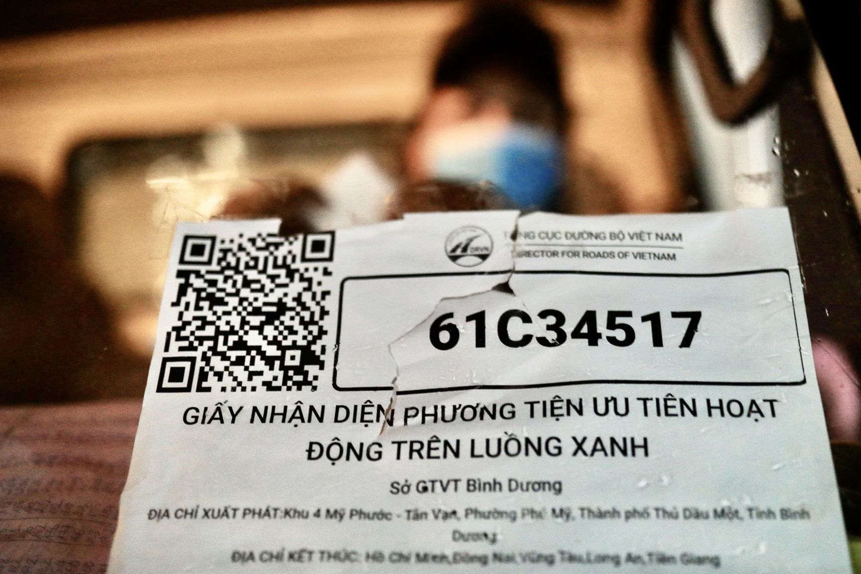 So GTVT TP.HCM dung cap giay nhan dien phuong tien hinh anh