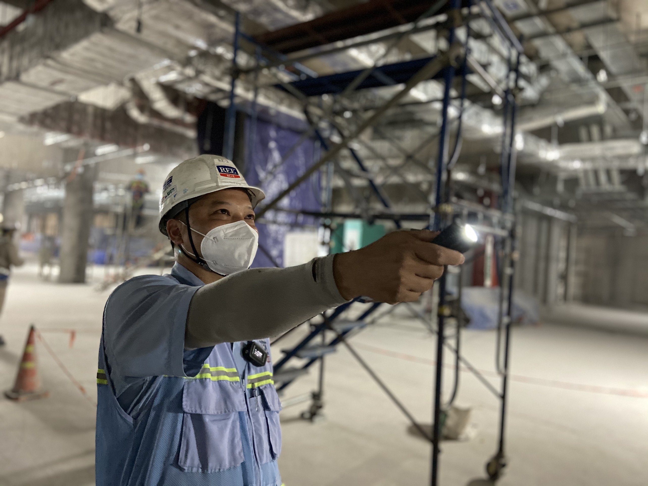 Dieu uoc tren cong truong metro so 1 TP.HCM anh 5