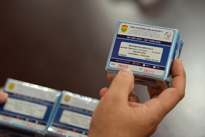 Bao nhieu don vi o Long An mua san pham xet nghiem Viet A? hinh anh
