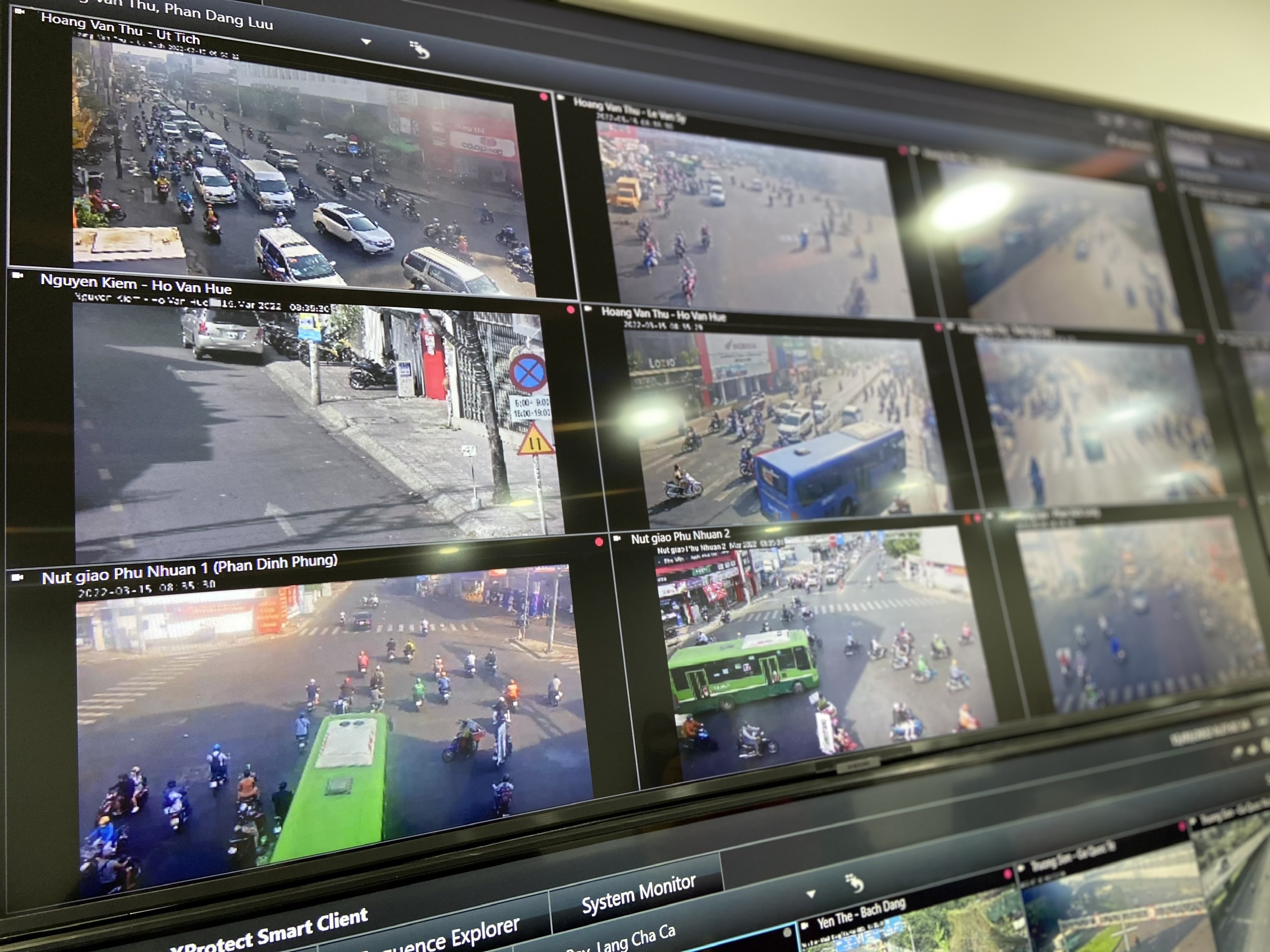 Kich hoat 6 tram camera giam sat ngay dem tren quoc lo 1 qua TP.HCM hinh anh