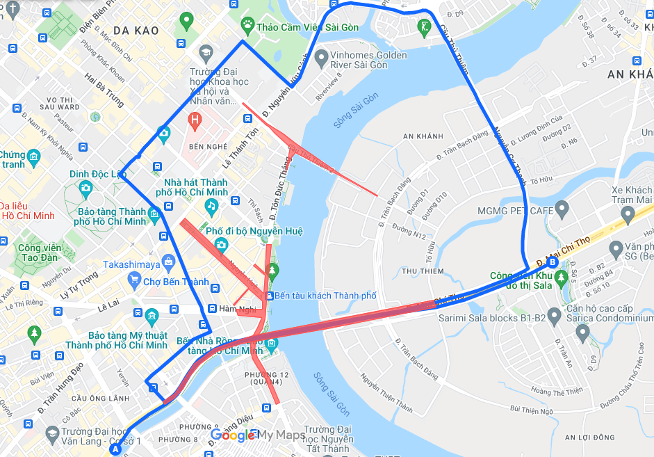 TP.HCM cam xe nhieu tuyen duong gan noi ban phao hoa le 30/4 anh 5