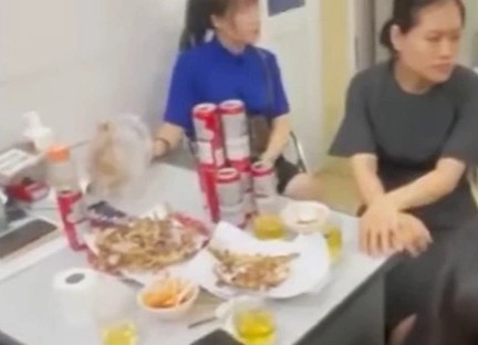 Hai Phong yeu cau can bo y te giai trinh vu nhau bia muc trong gio lam hinh anh