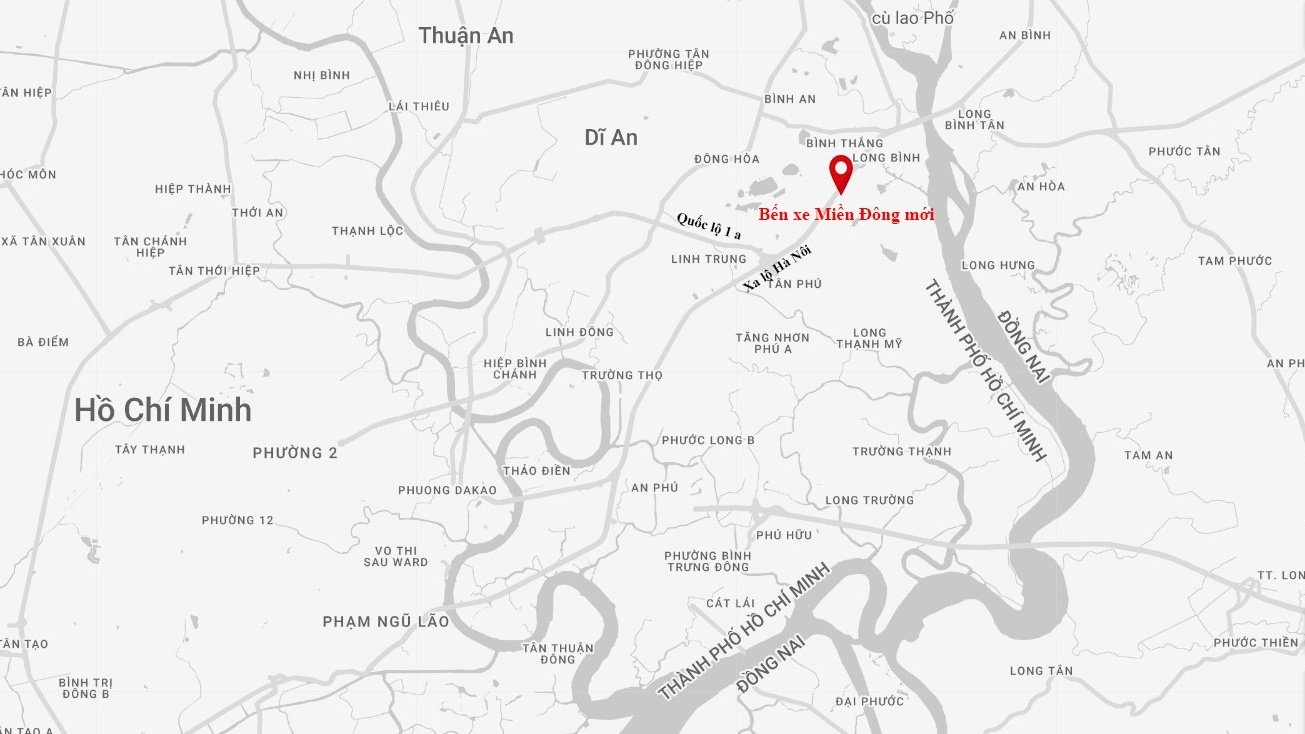 Doi 75 tuyen xe khach ve Ben xe Mien Dong tu thang 10 anh 2