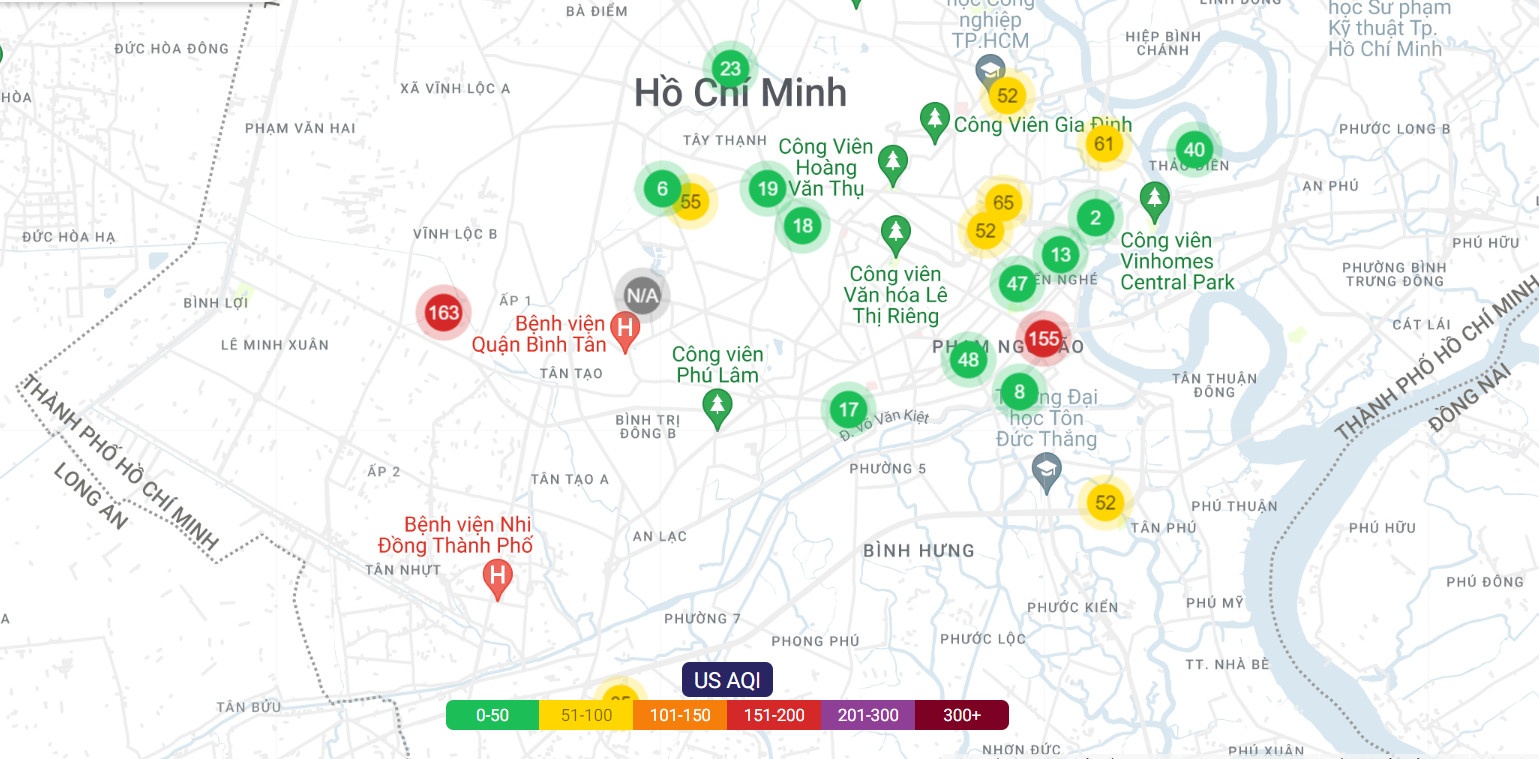 suong mu TP.HCM anh 1