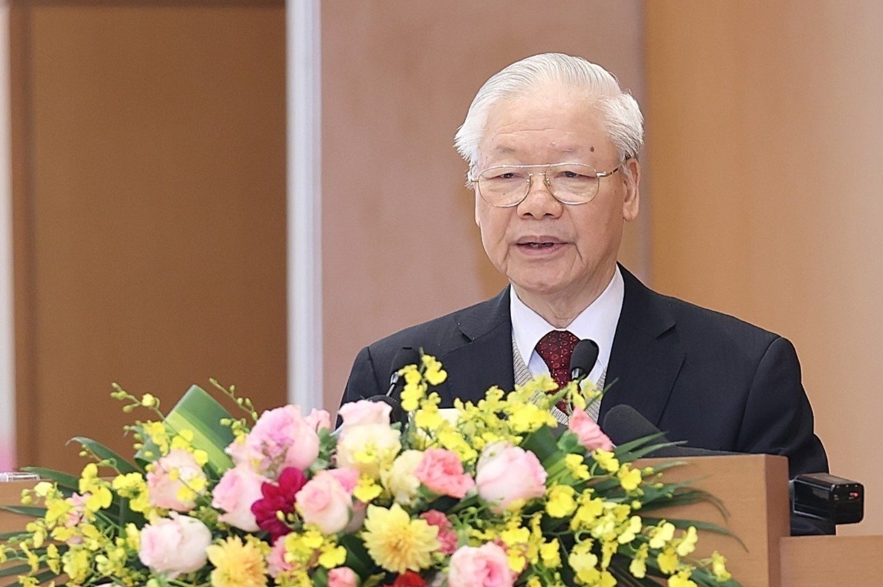 Tong bi thu: Tranh thu thoi co, thuc hien thang loi muc tieu nam 2023 hinh anh