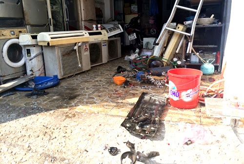 No tu lanh khi bom khi gas, tho dien lanh o Ninh Binh tu vong hinh anh