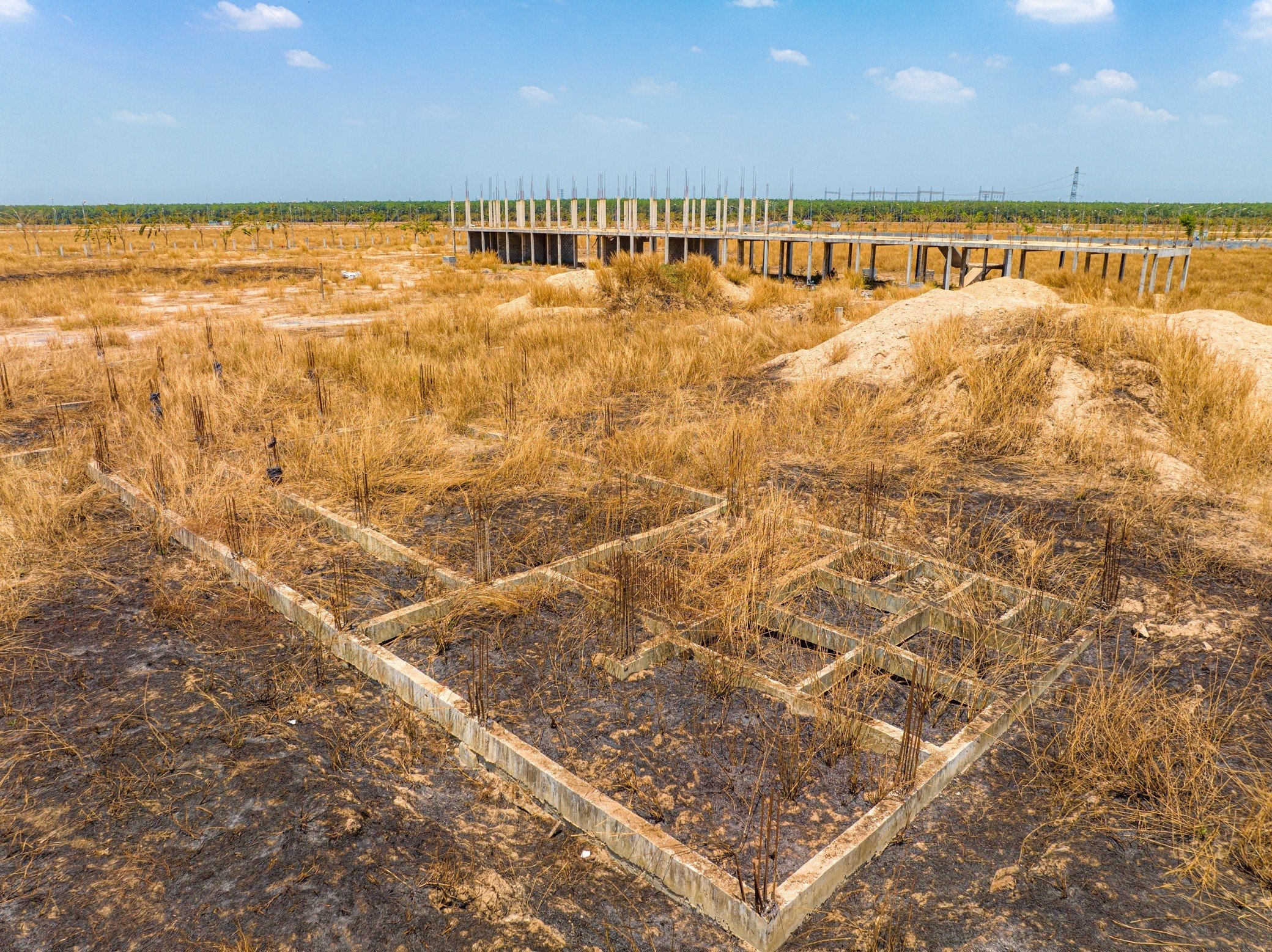 Khu tai dinh cu san bay Long Thanh diu hiu vi thieu truong, cong vien hinh anh