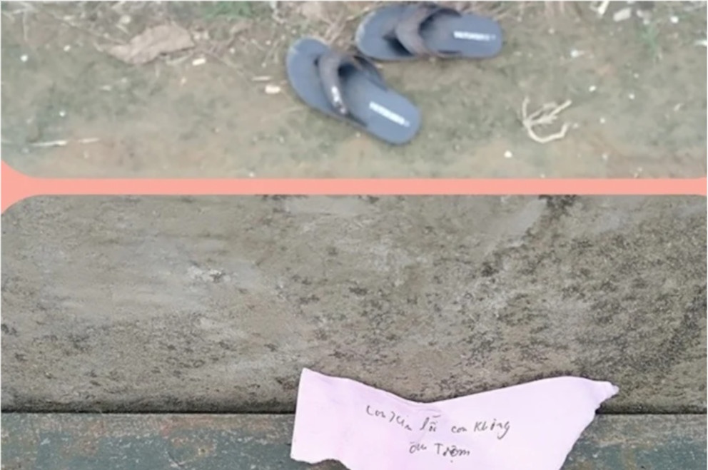 Chua tim thay nam sinh nghi nhay cau, de lai mau giay 'con khong trom' hinh anh