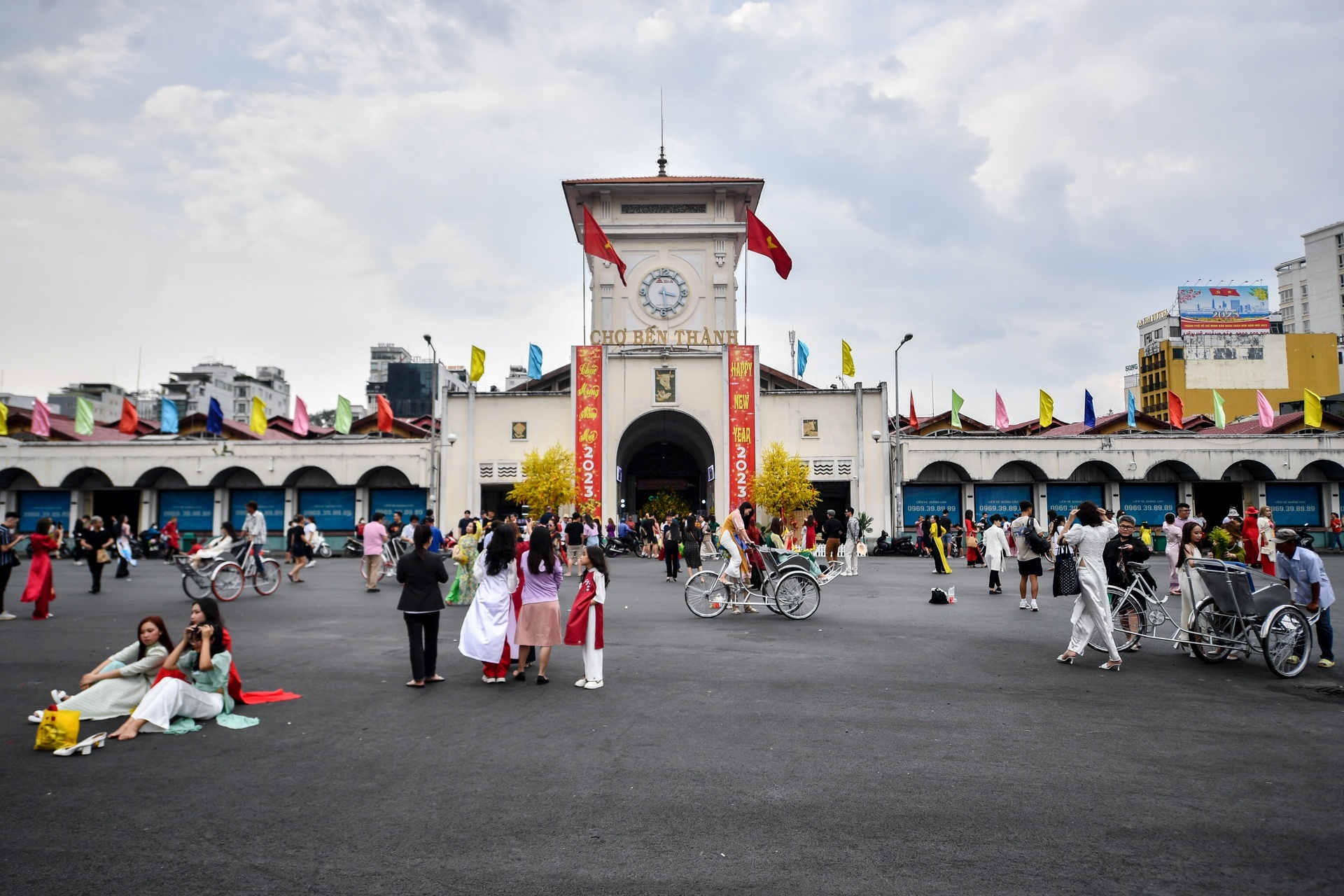 Cho Ben Thanh se duoc son lai hinh anh