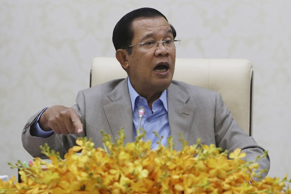 Thu tuong Hun Sen keu goi giam tien dien nuoc cho cong nhan hinh anh