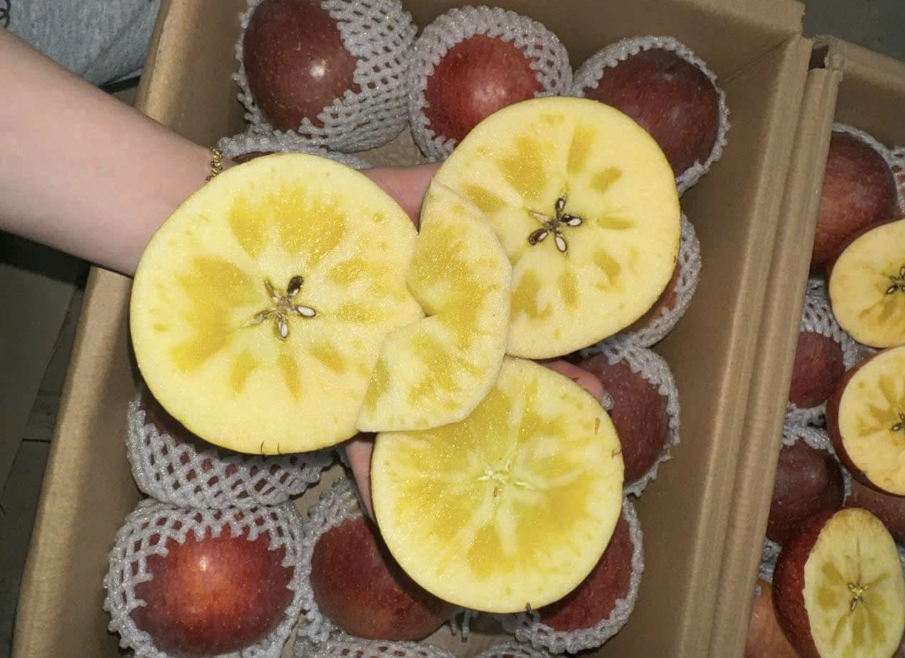 Tao mat Trung Quoc gia beo quang cao ngon nhu tao Nhat thuong hang hinh anh