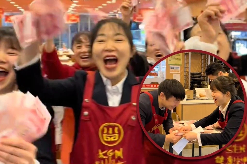 Nha hang lau Trung Quoc chia loi nhuan dip Tet cho nhan vien hinh anh