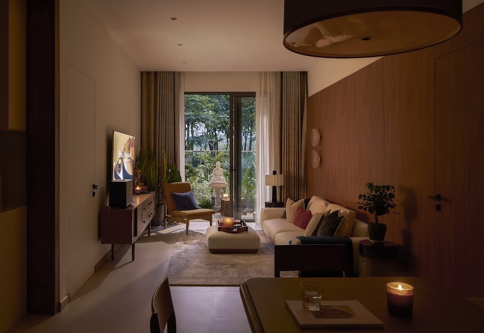 Can ho 110 m2 tai TP.HCM ket hop net dep xua - nay hinh anh