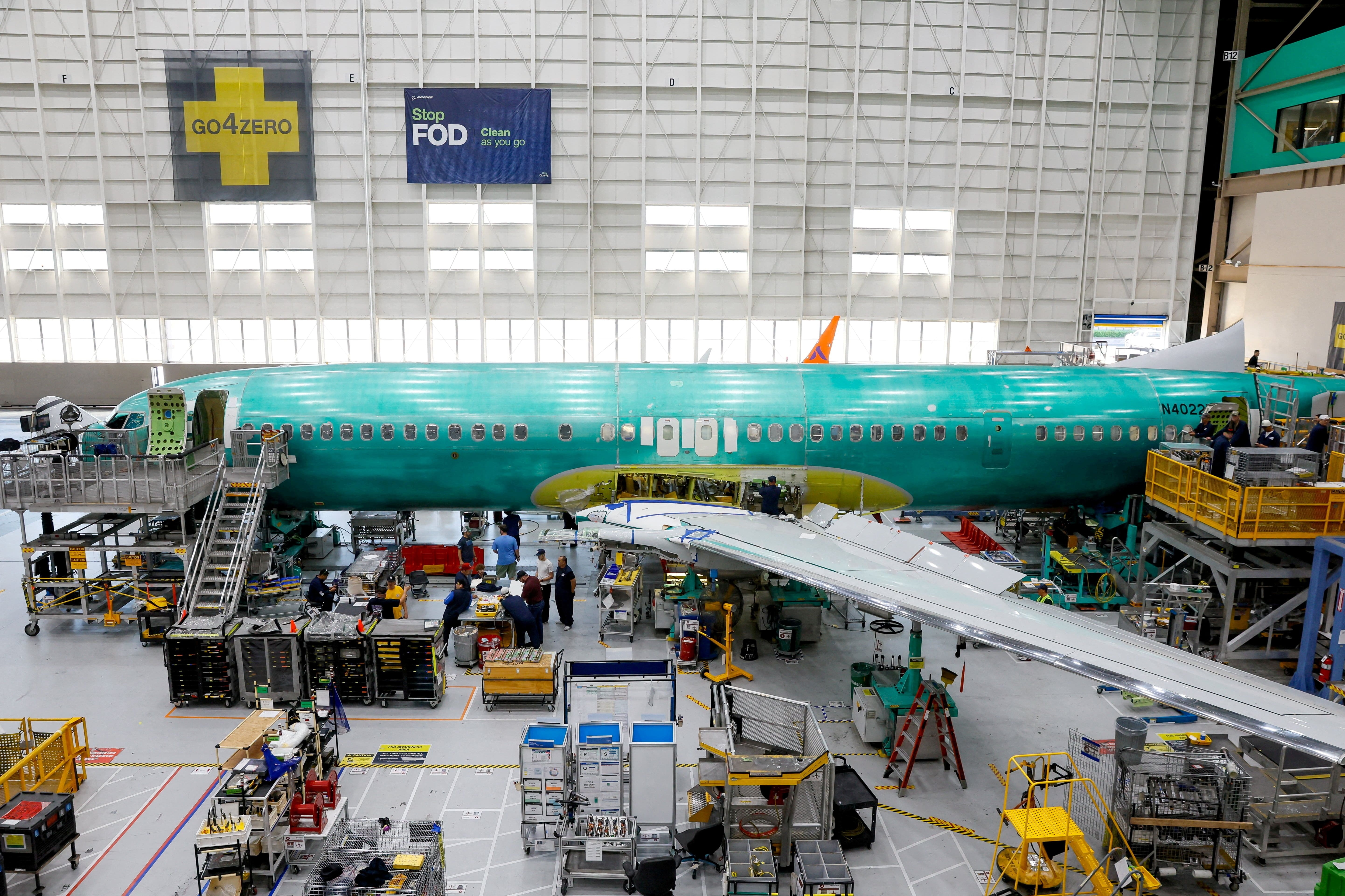 Boeing tang toc san xuat 737 MAX sau loat be boi hinh anh