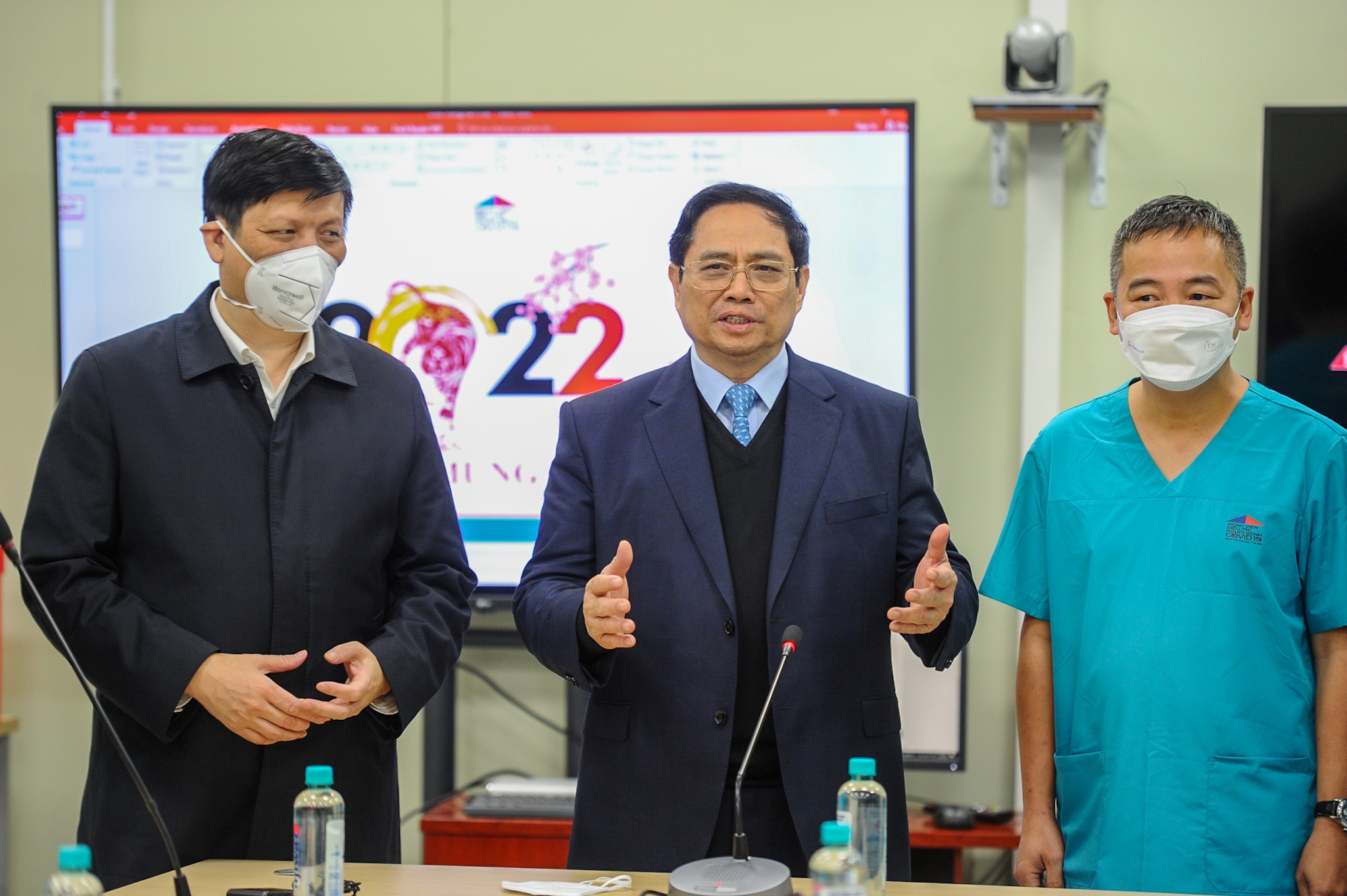 Thu tuong chuc tet Benh vien anh 2