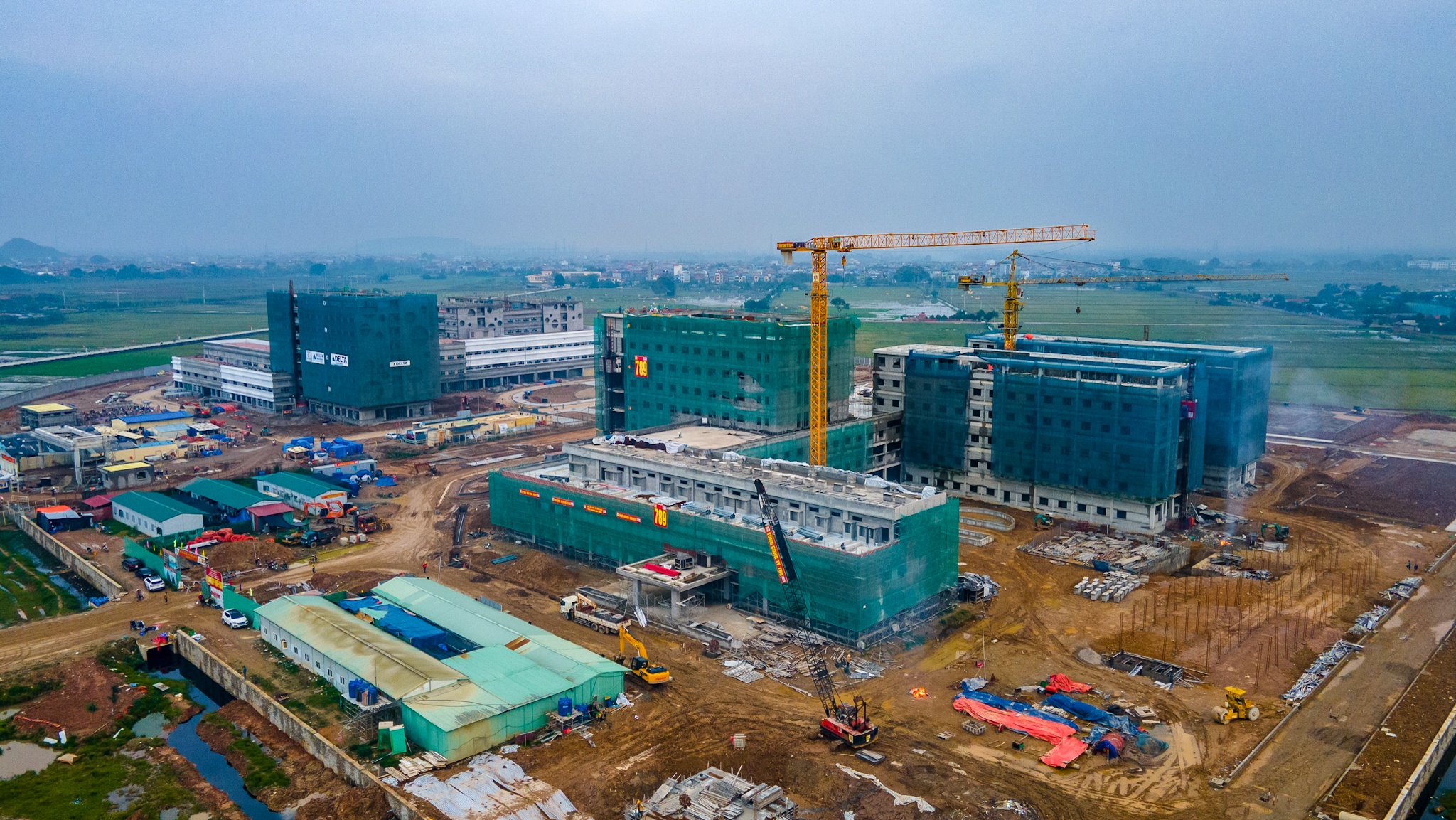 Hai benh vien tuyen TW co tong dau tu 1.500 ty sau 1 nam thi cong hinh anh