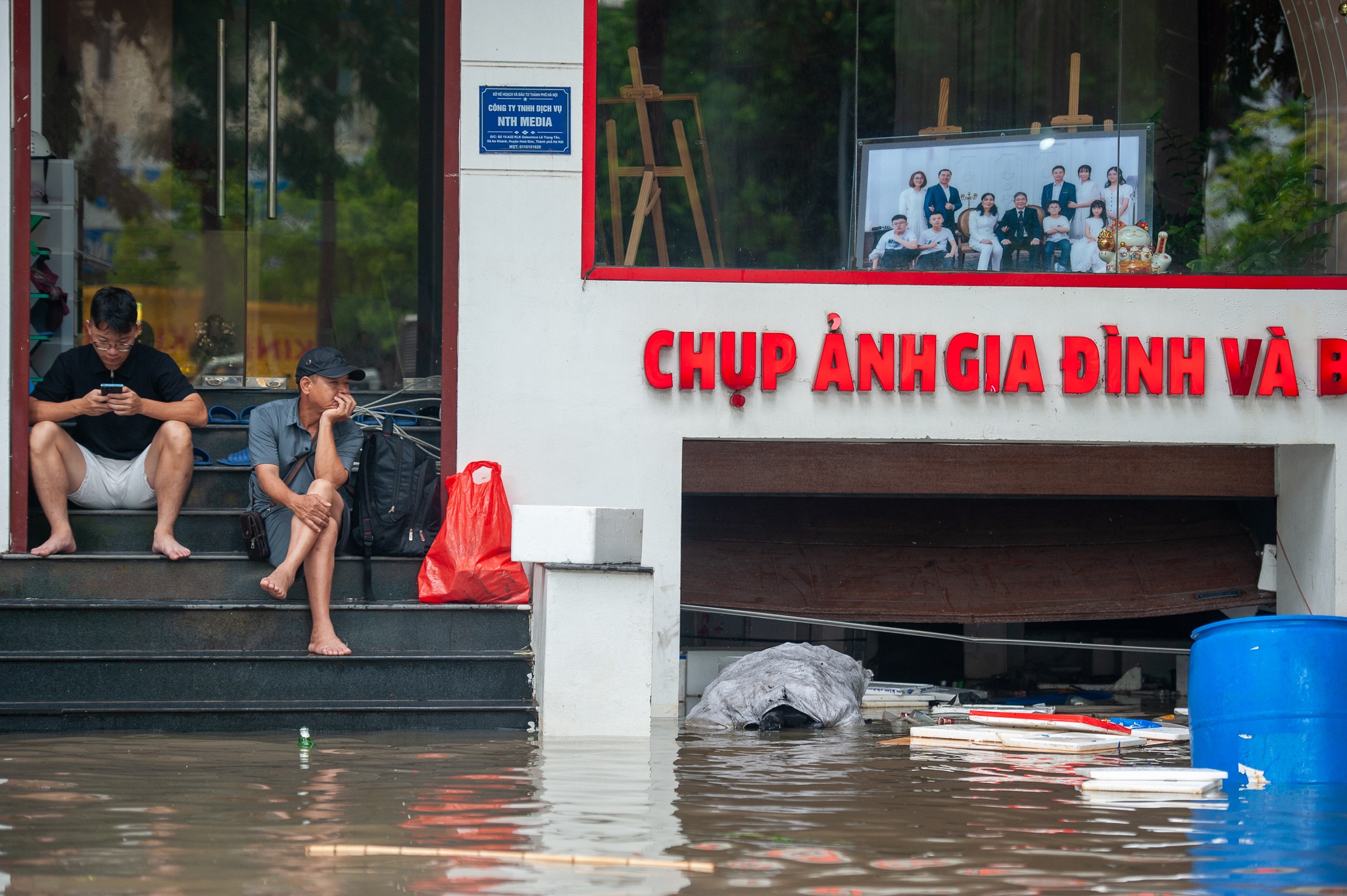 Ngap lut o Ha Noi anh 11