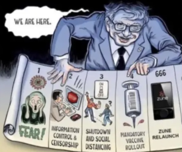 Elon Musk che nhao Bill Gates bang mot buc tranh hinh anh