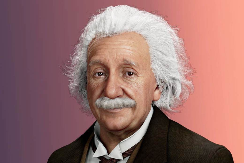Mot cong ty vua so hoa Albert Einstein, co the tro chuyen hinh anh