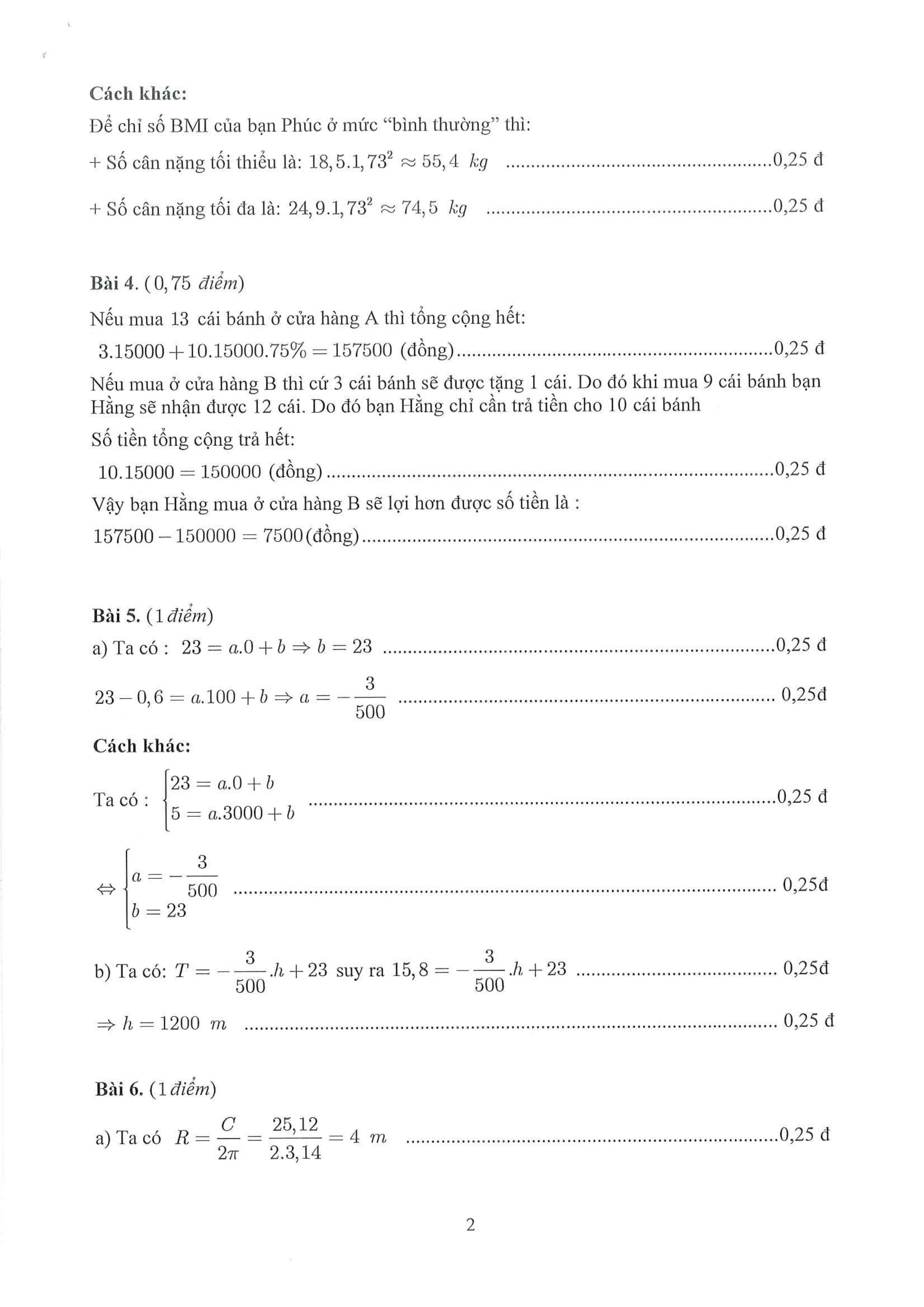 Dap an chinh thuc de thi lop 10 TP.HCM anh 3