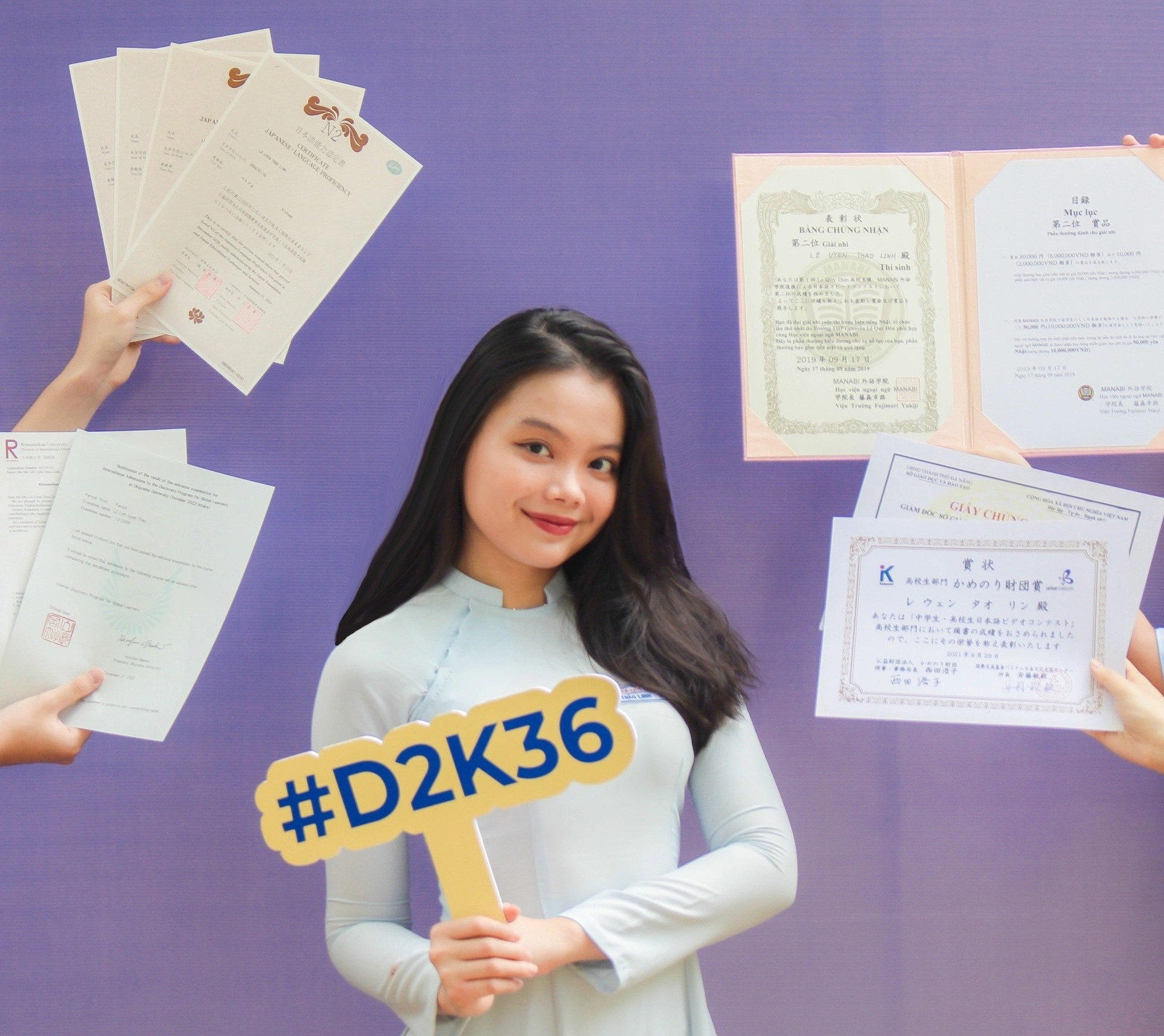 Nu sinh gianh 4 hoc bong du hoc anh 1