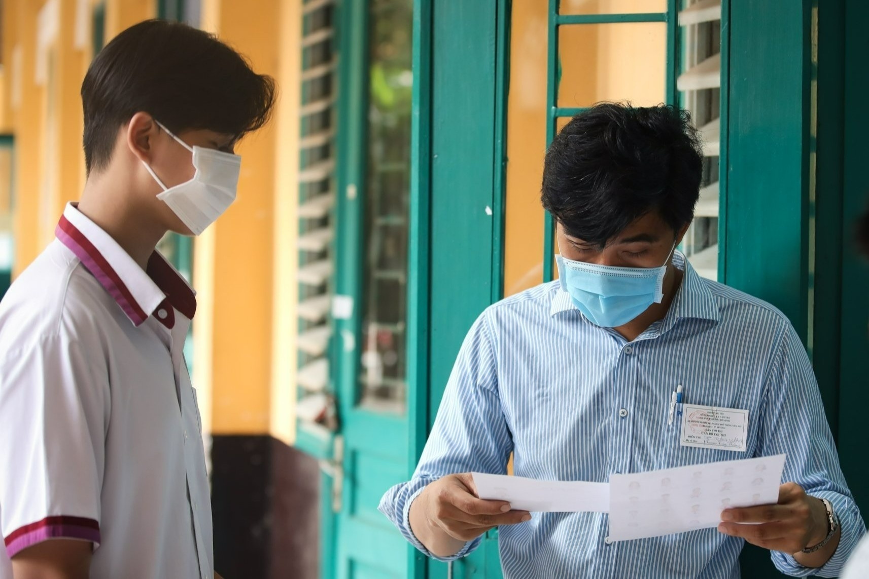 Thi sinh tap duot dang ky thi tot nghiep THPT tu ngay 26/4 hinh anh