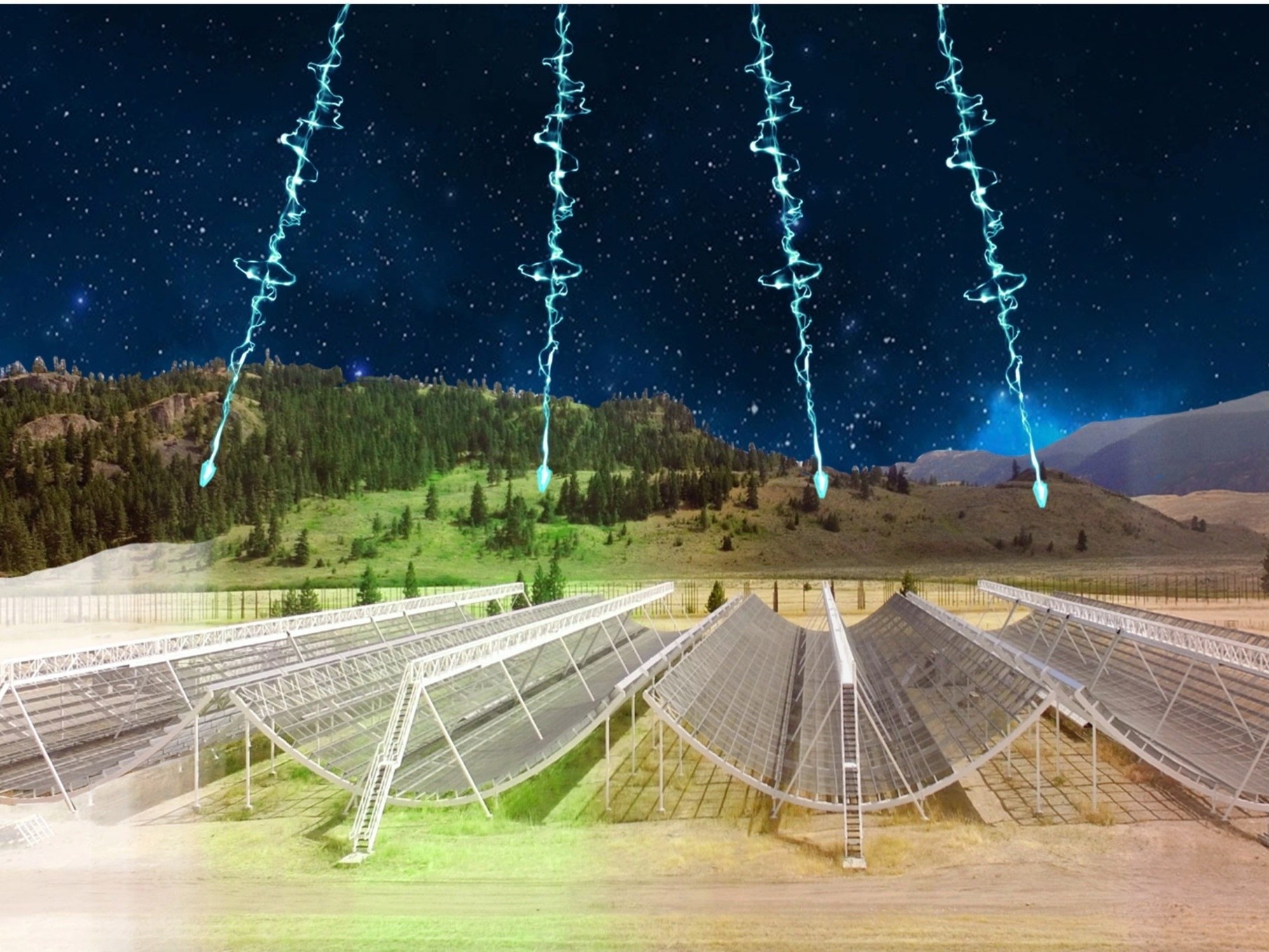 Phat hien 25 chop song vo tuyen lap lai bi an trong khong gian hinh anh