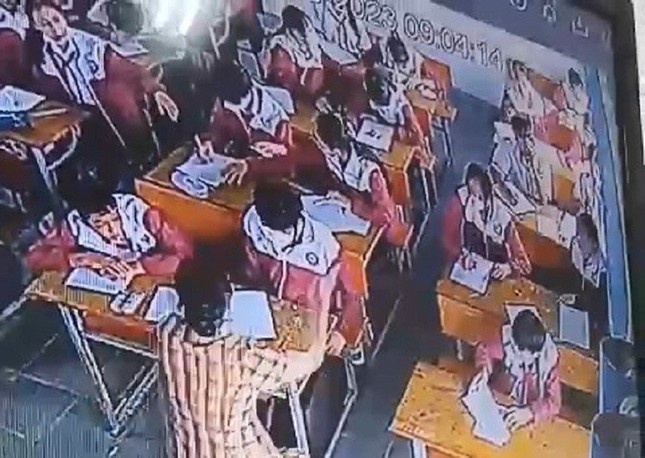 Nu giao vien o Dak Lak thua nhan tat hoc sinh trong gio kiem tra hinh anh