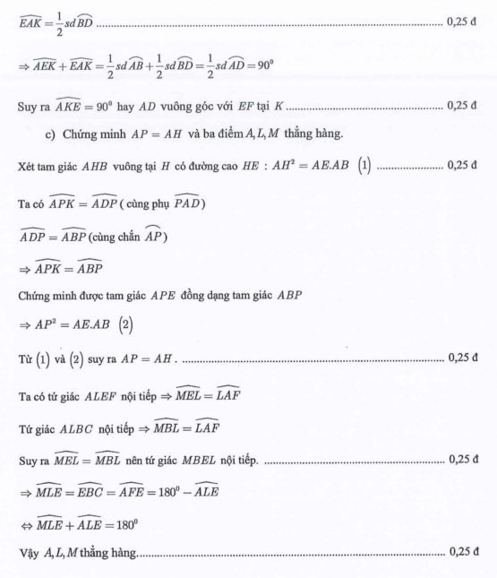 dap an chinh thuc anh 8