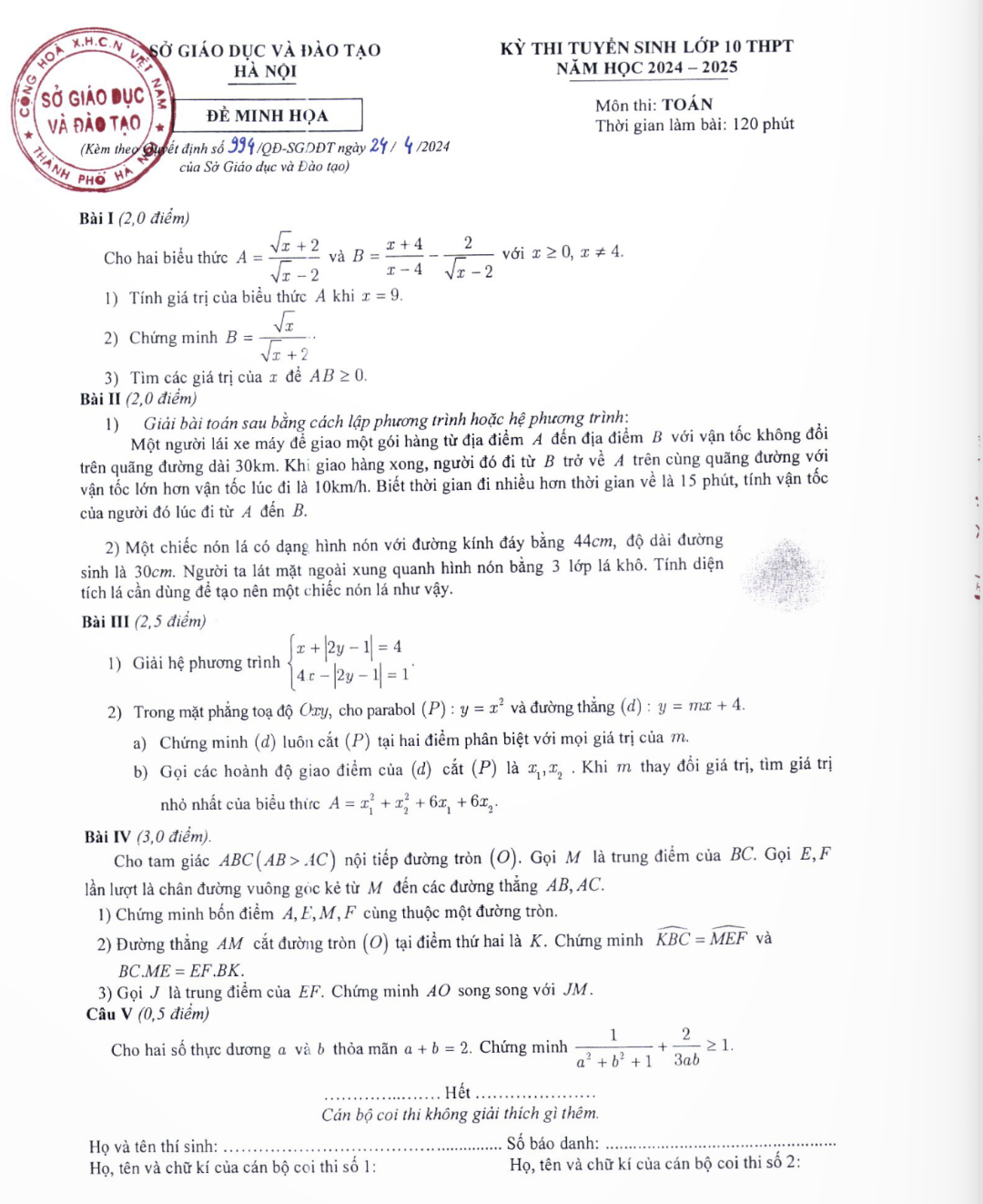 tuyen sinh lop 10 anh 1