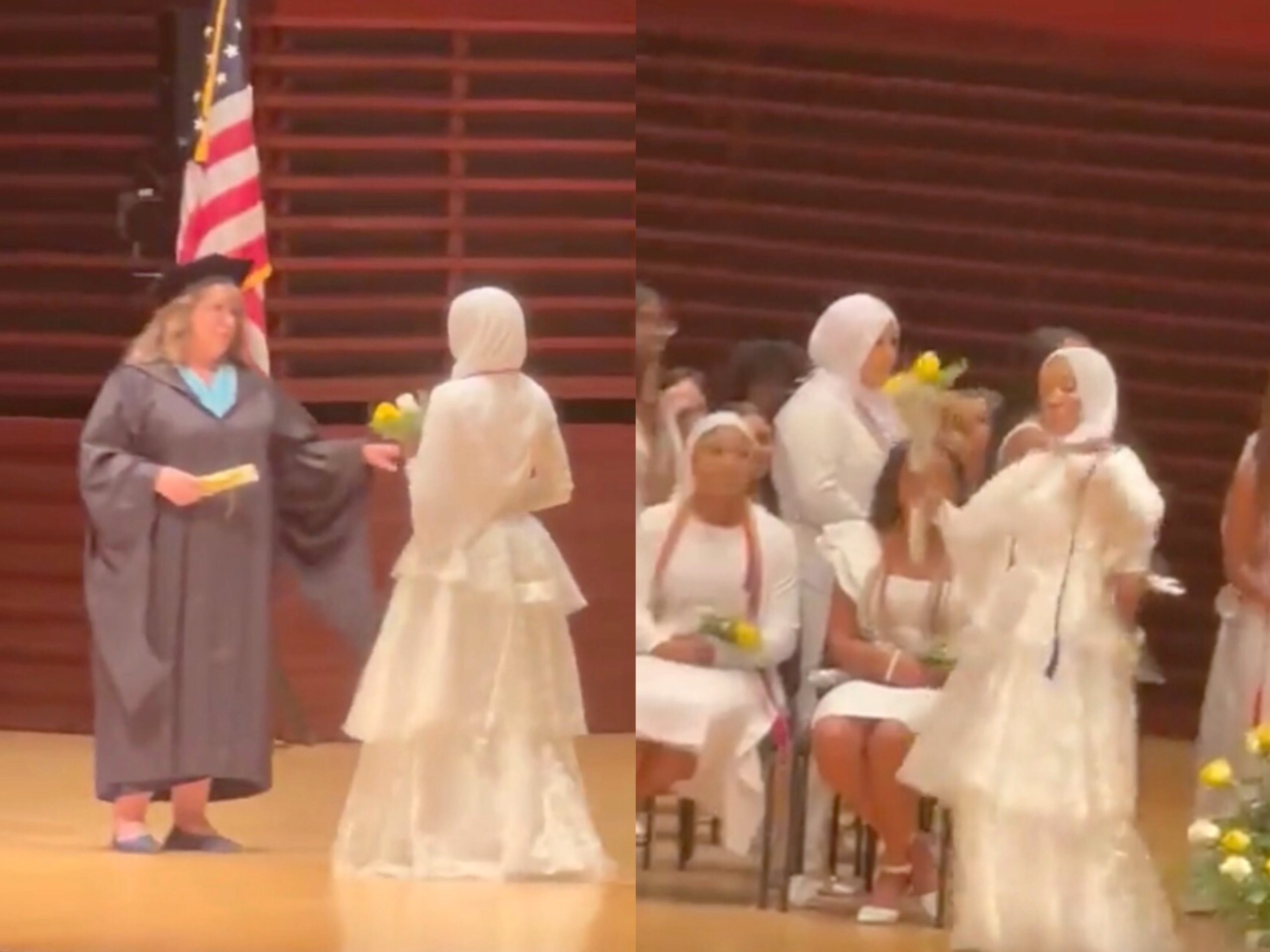 Hieu truong My bi thay the sau khi tu choi trao bang cho hoc sinh hinh anh