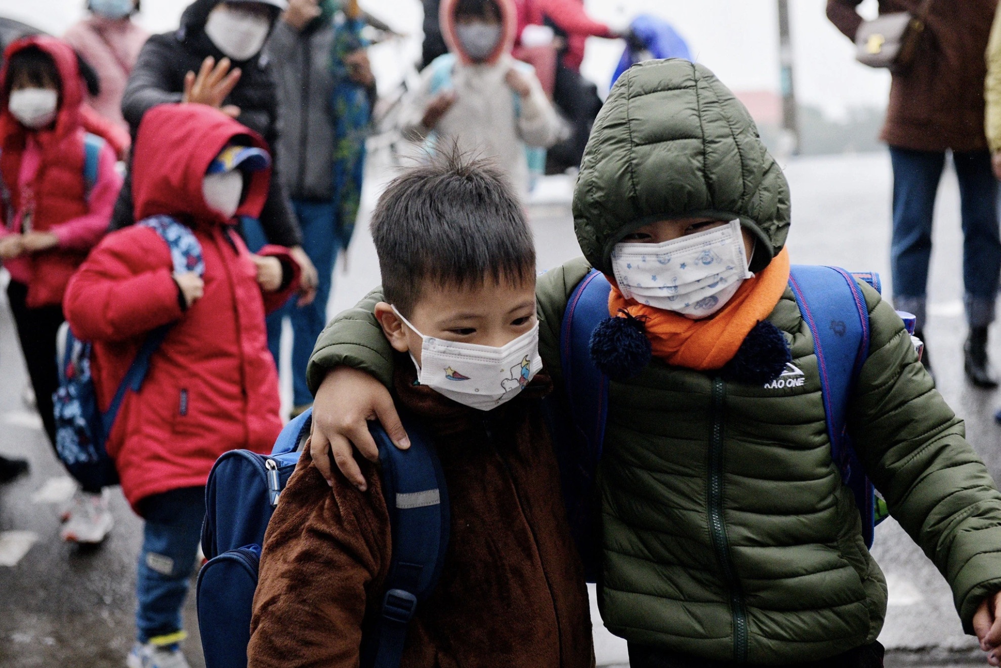 hoc sinh nghi ret anh 1