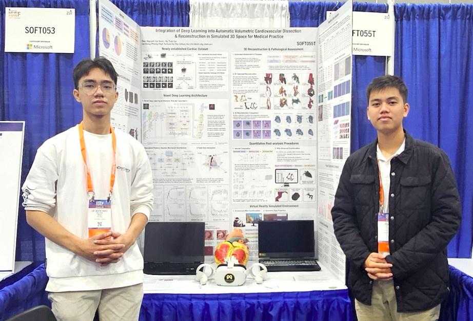 Hoc sinh Viet gianh giai nhi thi Khoa hoc ky thuat quoc te hinh anh