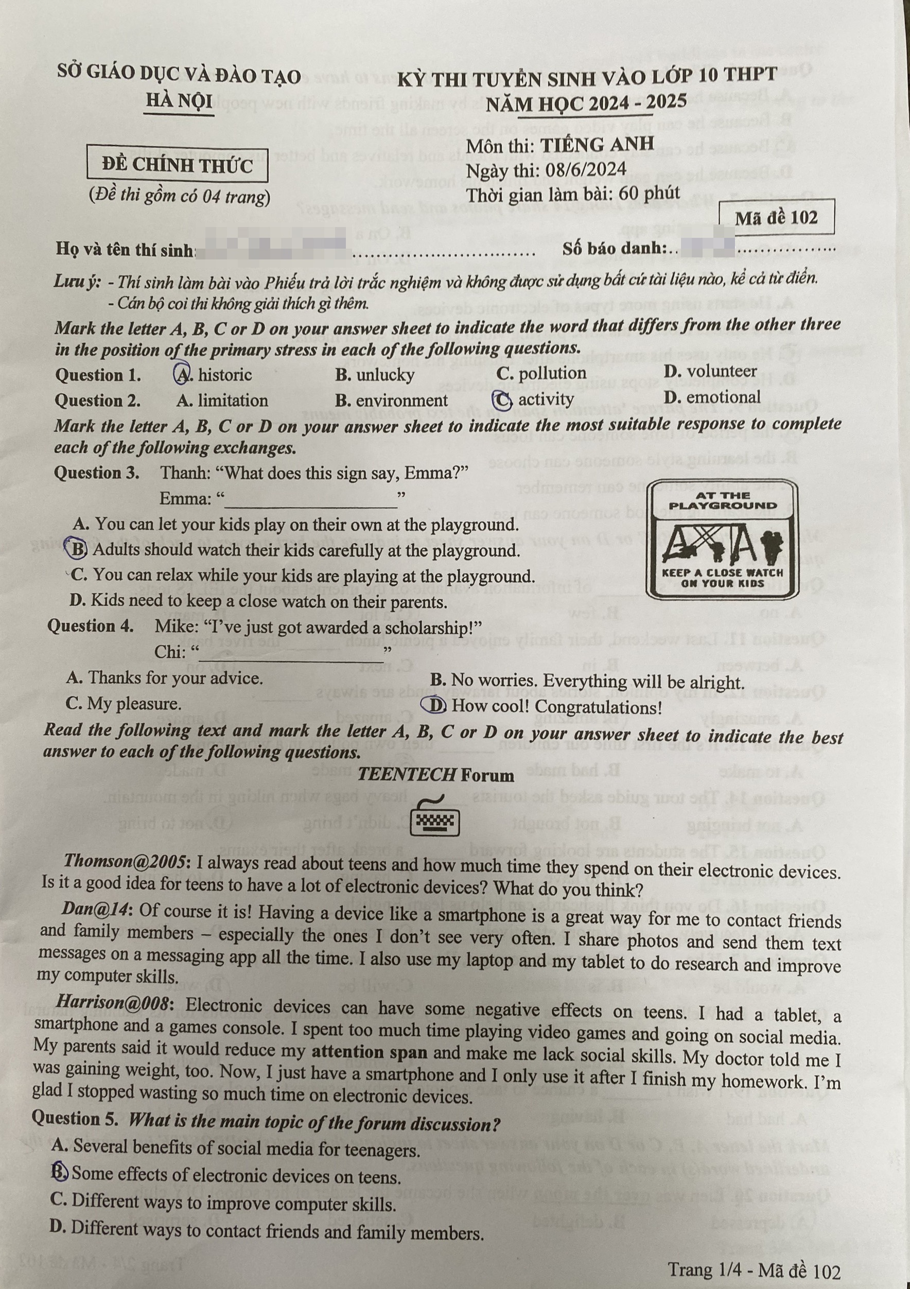 de thi Ngoai ngu anh 25