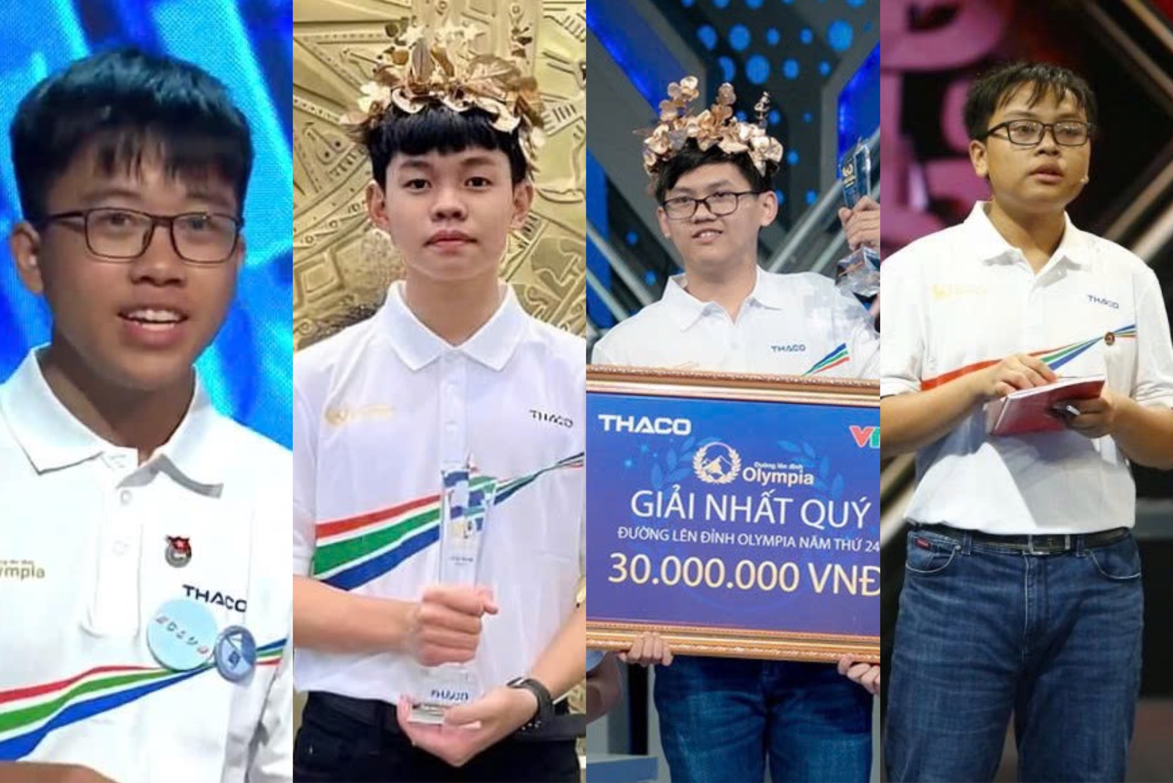 Bon nam sinh vao chung ket Duong len dinh Olympia nam thu 24 hinh anh