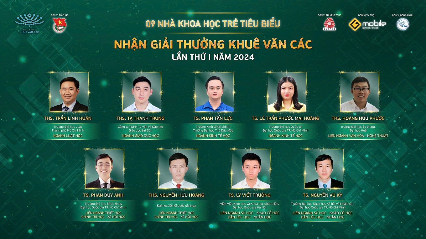 giai thuong Khue Van Cac anh 1