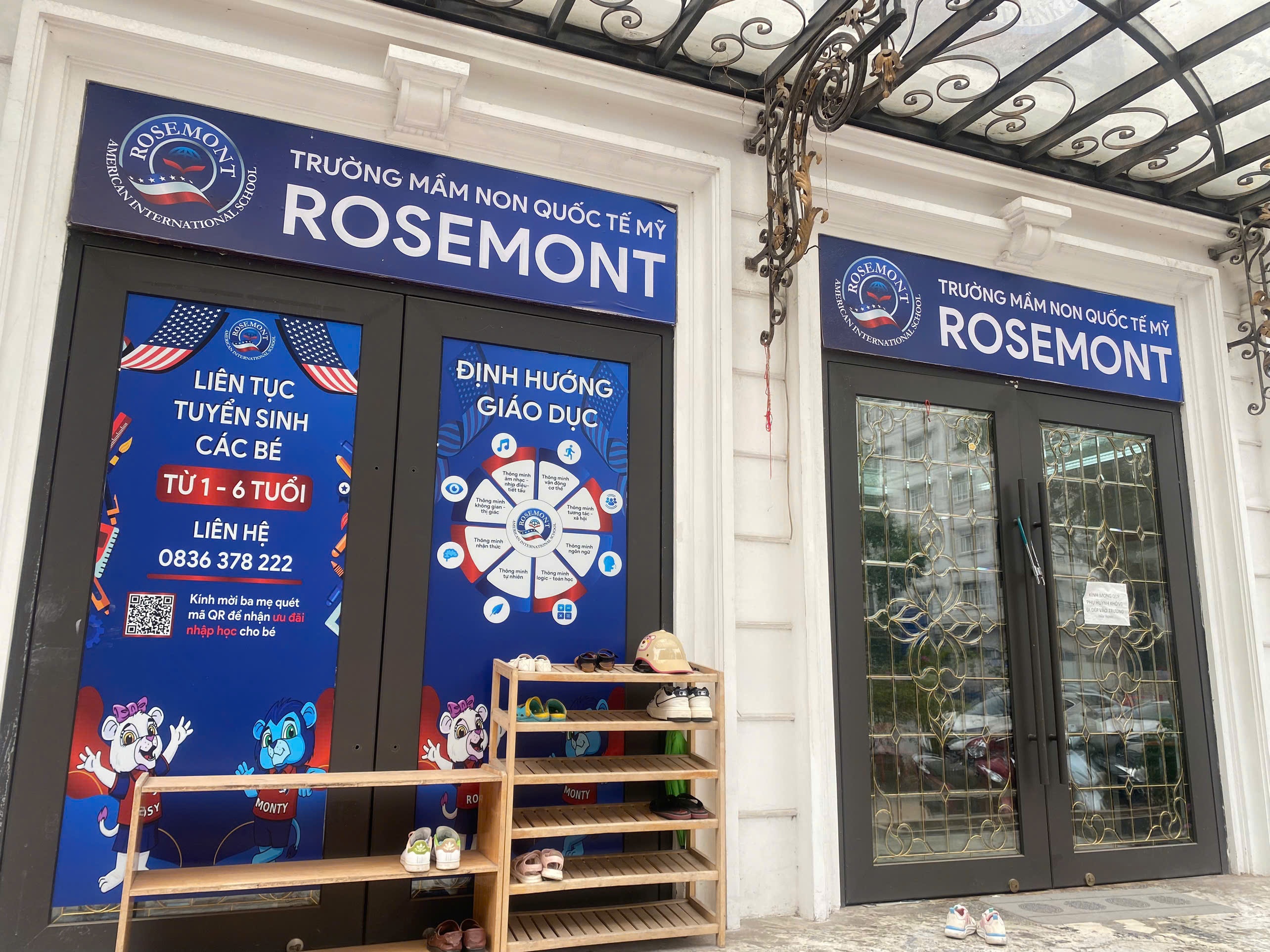 Truong 'quoc te' mo cua lai sau 2 ngay giao vien bo viec vi no luong hinh anh