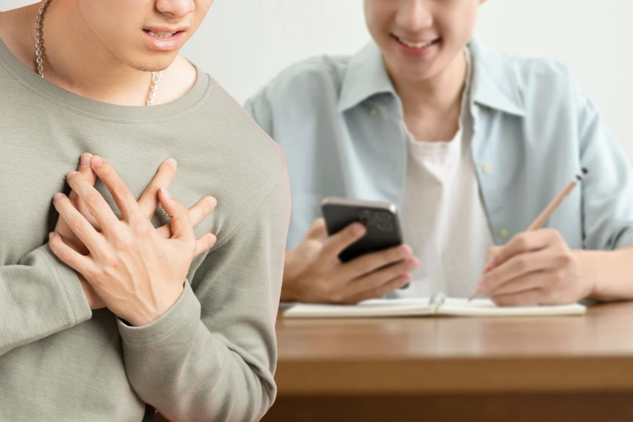 Ong bo Trung Quoc suyt chet vi dau tim khi kem con lam bai tap hinh anh