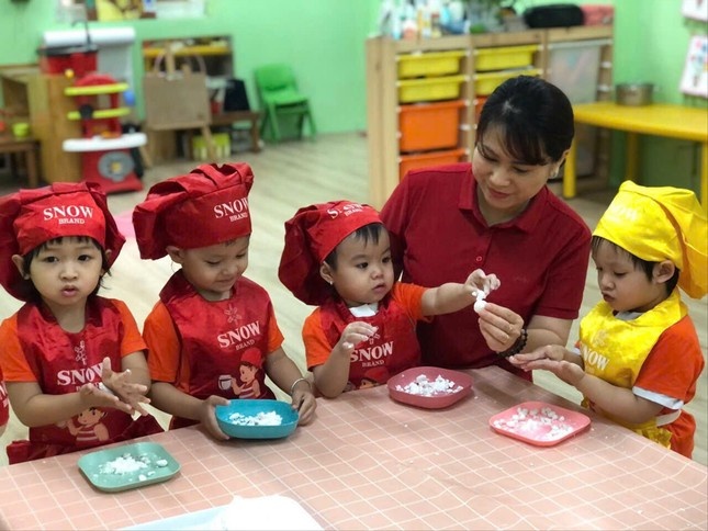 Noi niem giao vien mam non hinh anh