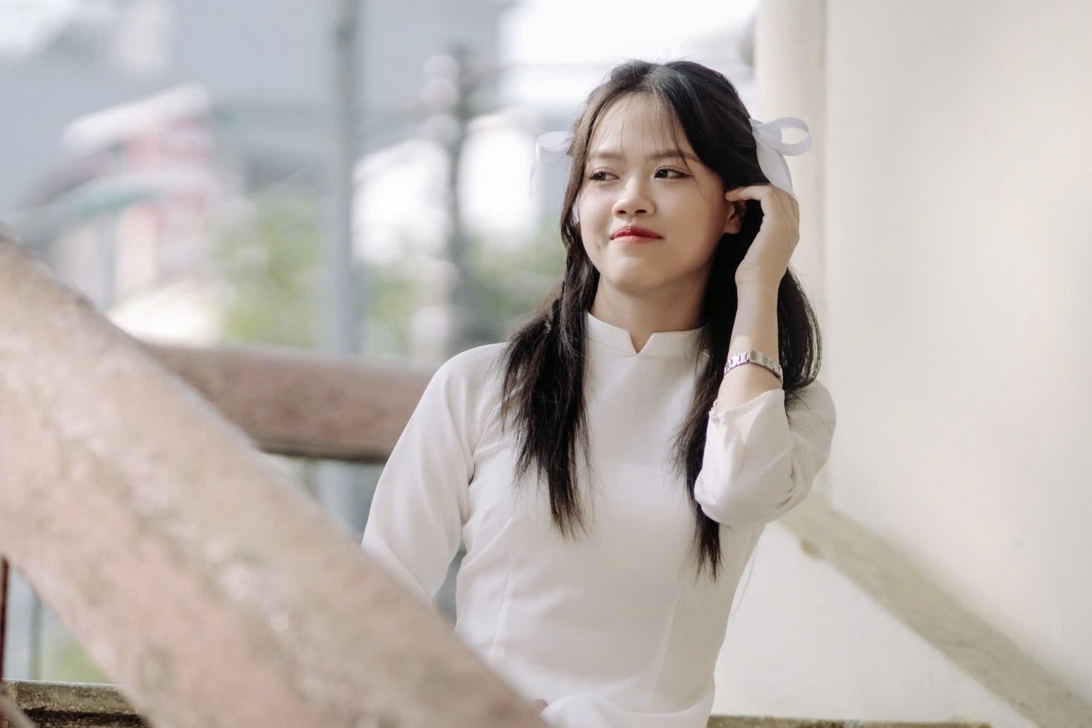 Nu sinh 'truong lang' dan dau ky thi cua Dai hoc Quoc gia Ha Noi hinh anh