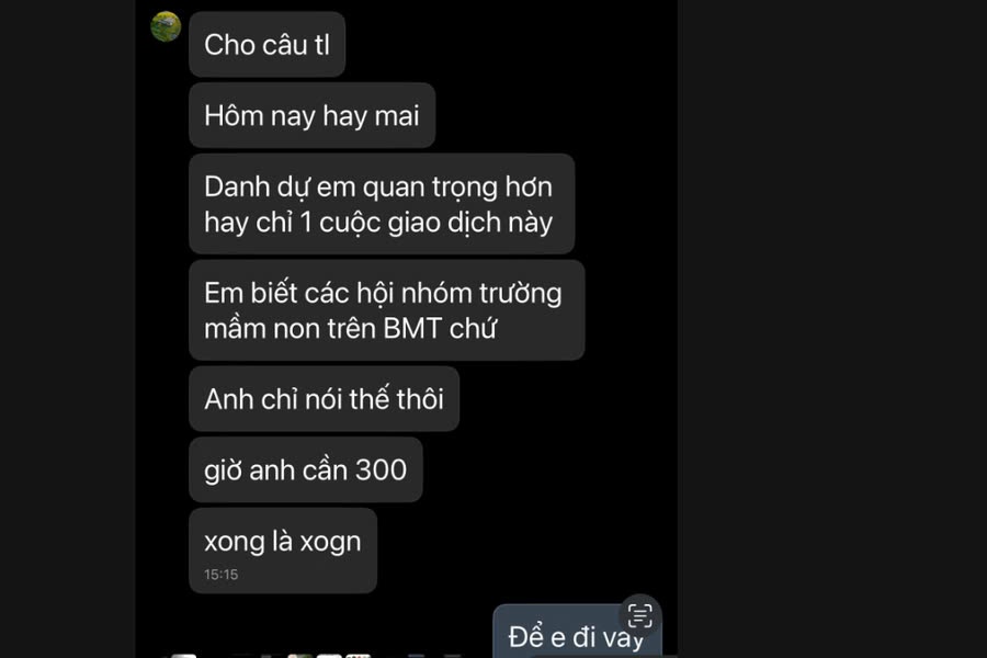 Tinh tiet moi vu hinh anh, tin nhan nhay cam ve nu hieu truong hinh anh