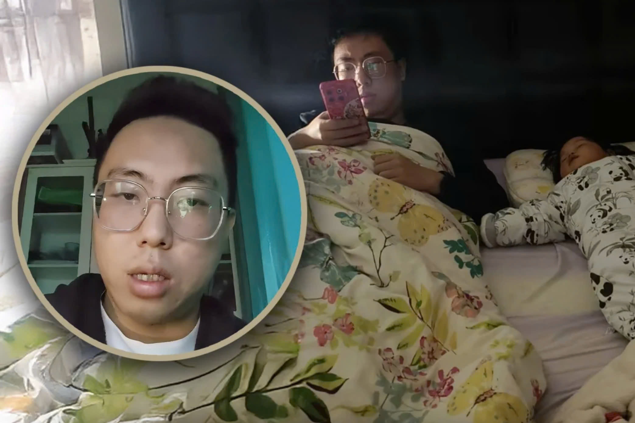 Ong bo Trung Quoc tram cam sau khi bo viec de o nha cham con hinh anh