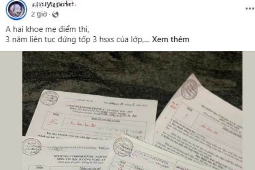 Ly do thay day Van mong cha me dung len mang khoe thanh tich cua con hinh anh