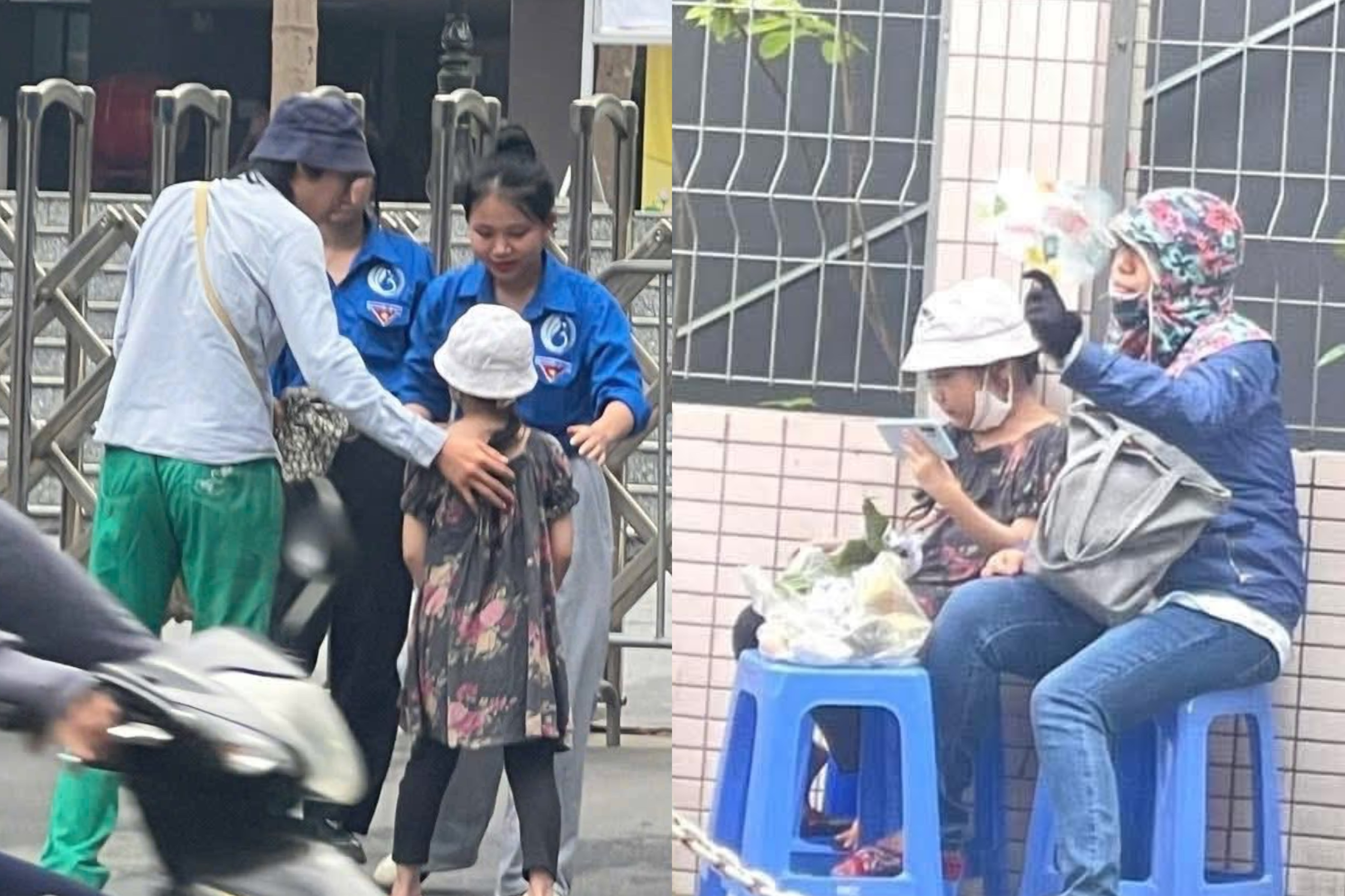 Phia sau cau chuyen anh trai dat theo em gai di thi gay xuc dong hinh anh