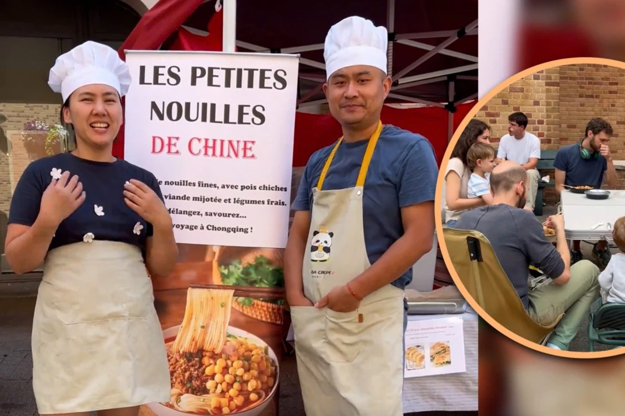 Tien si Trung Quoc kiem 1.200 USD moi ngay nho xe mi via he hinh anh