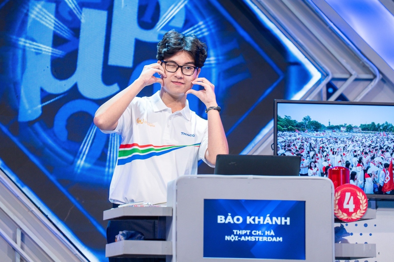 Lop hoc hoi tu quan quan Olympia, huy chuong Olympic quoc te hinh anh