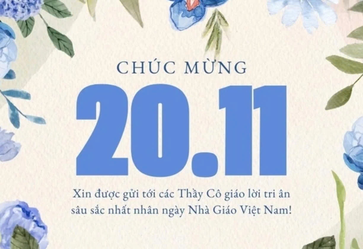Loi chuc 20/11 danh cho co giao mam non, thay co giao chu nhiem hinh anh
