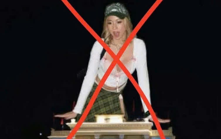 TikToker chup anh phan cam tai Nha hat Lon Hai Phong hinh anh