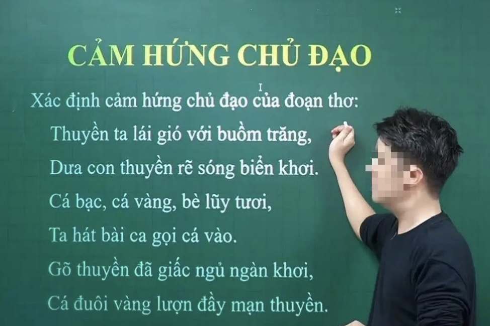'Thay giao mang' gay buc xuc vi trich dan sai tho van Huy Can, Nam Cao hinh anh