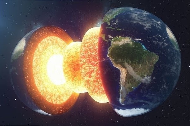 'Di vat' dang am tham chay ben trong loi Trai Dat hinh anh